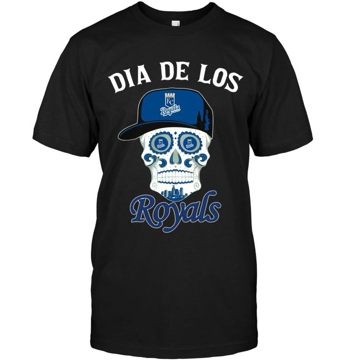 Mlb Kansas City Royals Dia De Los Kansas City Royals Sugar Skull Poco Loco Shirt Tshirt Size Up To 5xl