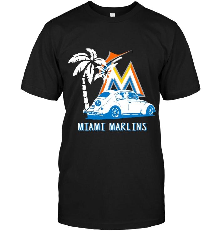 Mlb Miami Marlins Beetle Car Shirt Plus Size Up To 5xl