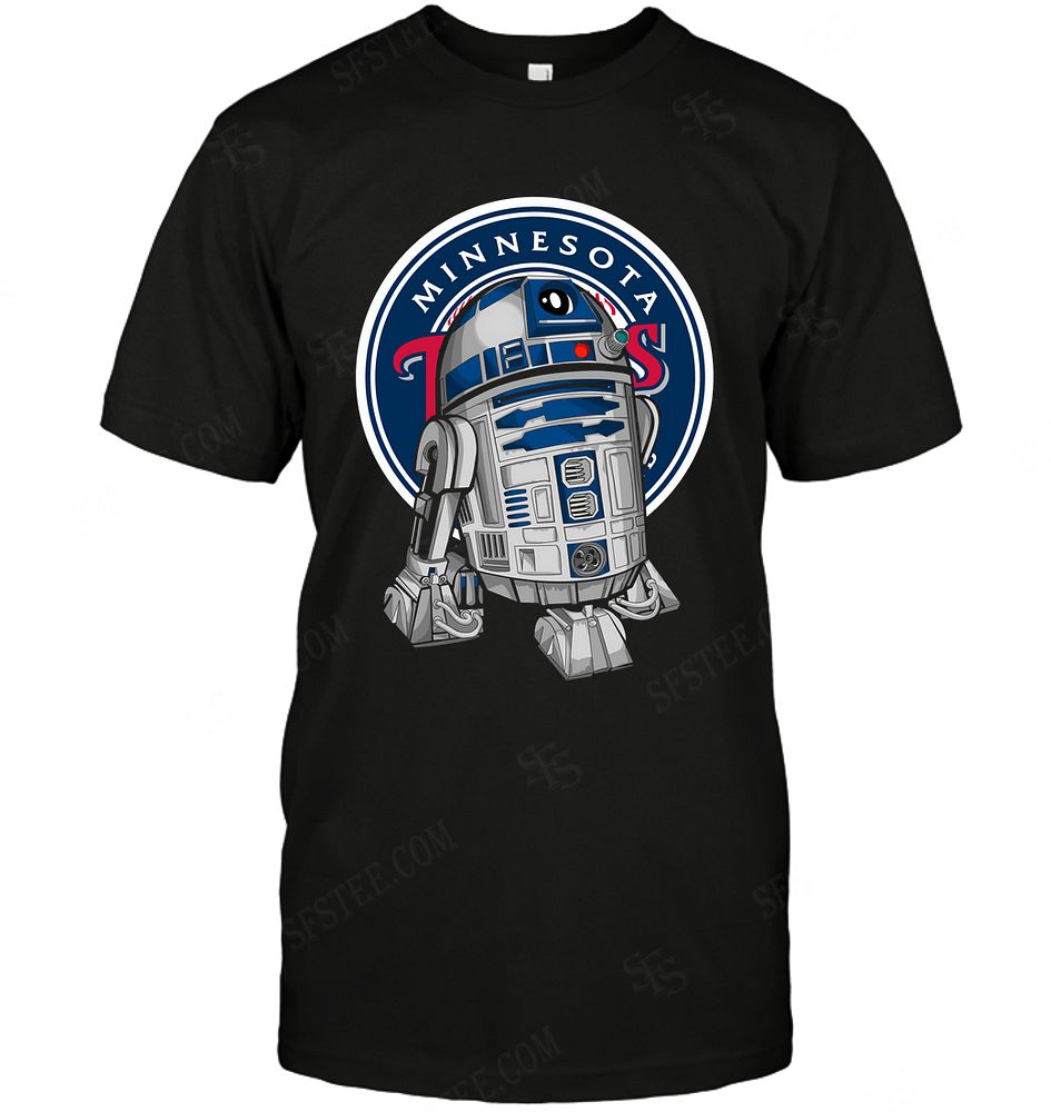 Mlb Minnesota Twins R2d2 Star Wars Tshirt Size Up To 5xl