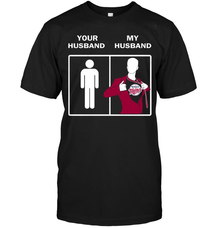 Mlb Minnesota Twins Your Husband My Husband Hoodie Plus Size Up To 5xl