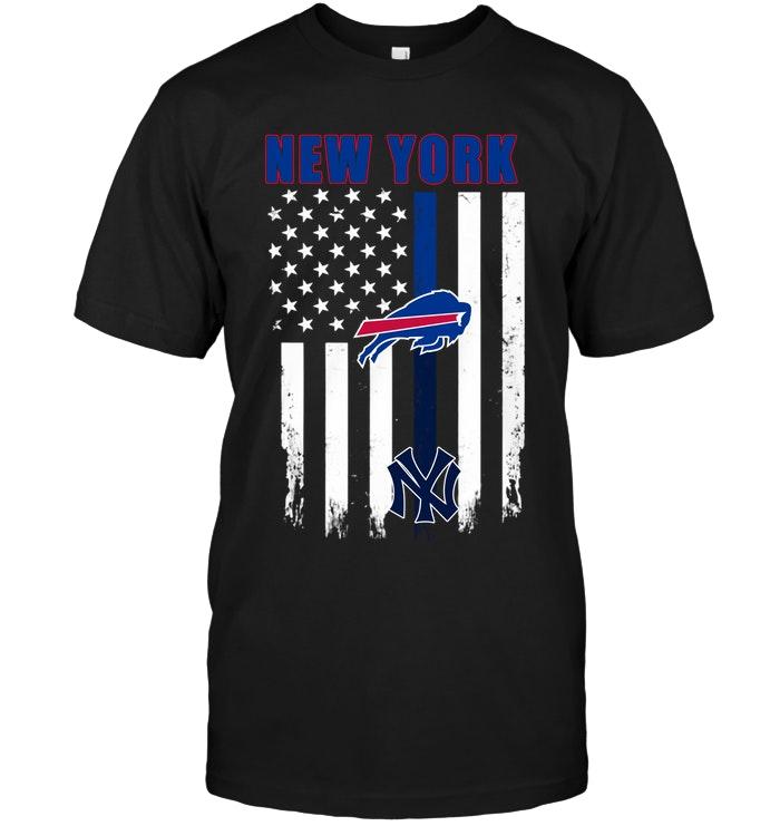 Mlb New York Yankees New York Buffalo Bills New York Yankees American Flag Shirt Size Up To 5xl