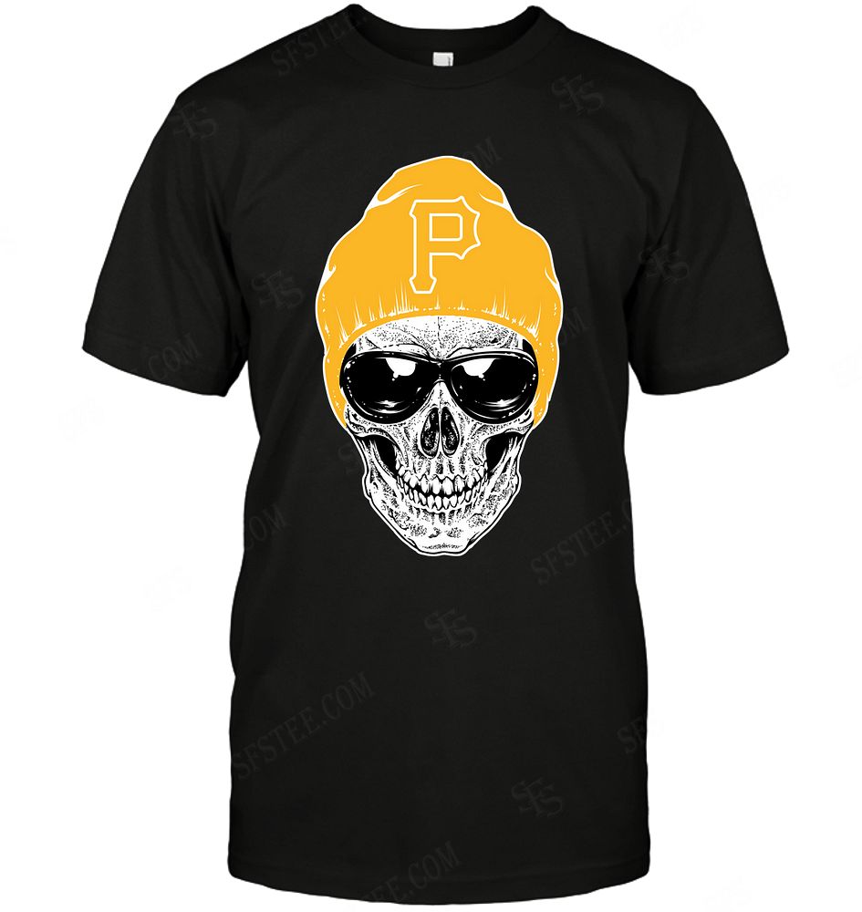 Mlb Pittsburgh Pirates Skull Rock With Beanie Sweater Plus Size Up To 5xl