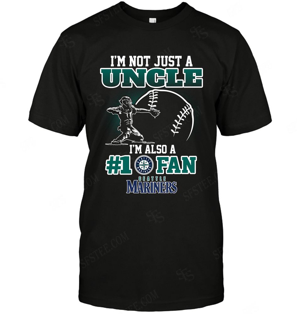 Mlb Seattle Mariners Not Just Uncle Also A Fan Shirt Plus Size Up To 5xl