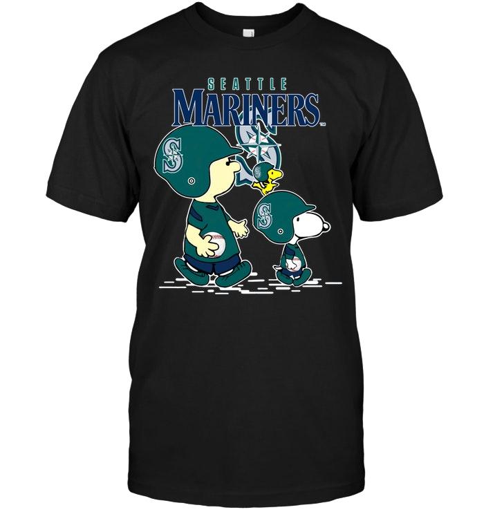 Mlb Seattle Mariners Snoopy Shirt Long Sleeve Size Up To 5xl