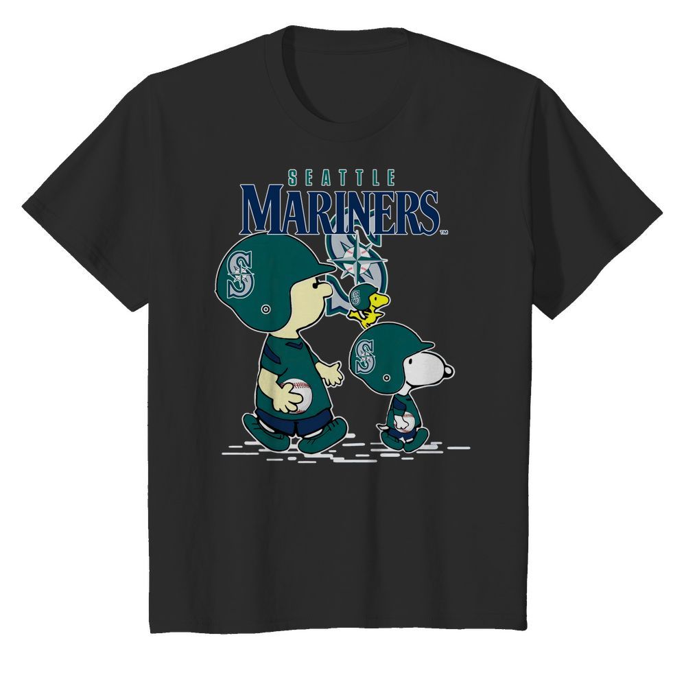 Mlb Seattle Mariners Snoopy Size Up To 5xl