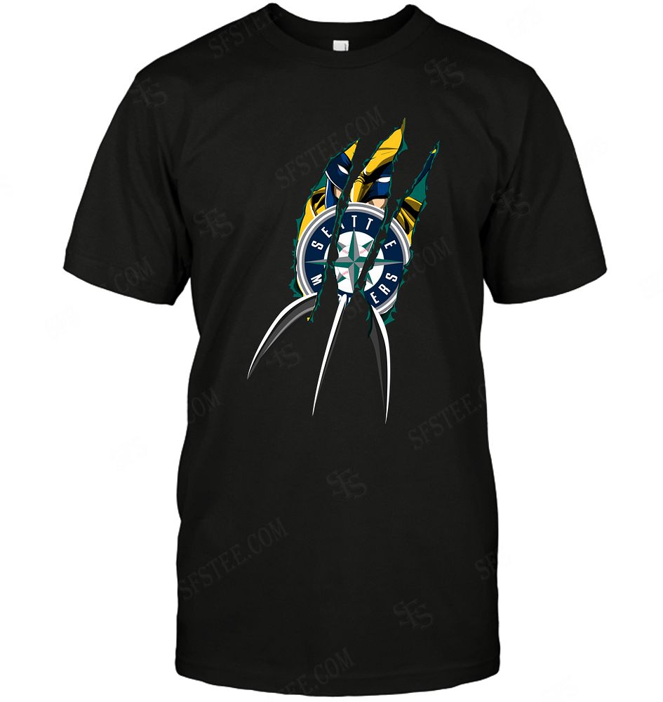 Mlb Seattle Mariners Wolverine Dc Marvel Jersey Superhero Avenger Tshirt Plus Size Up To 5xl