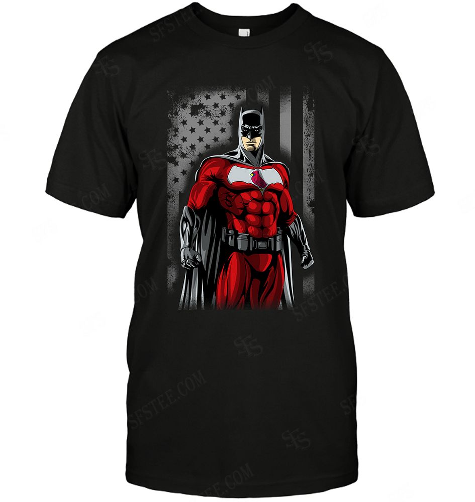 Mlb St Louis Cardinals Batman Flag Dc Marvel Jersey Superhero Avenger Tshirt Plus Size Up To 5xl