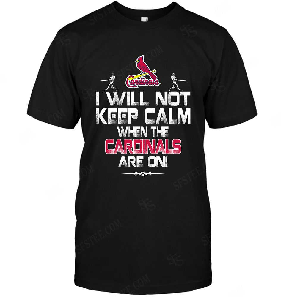 Mlb St Louis Cardinals I Will Not Keep Calm Tank Top Size Up To 5xl