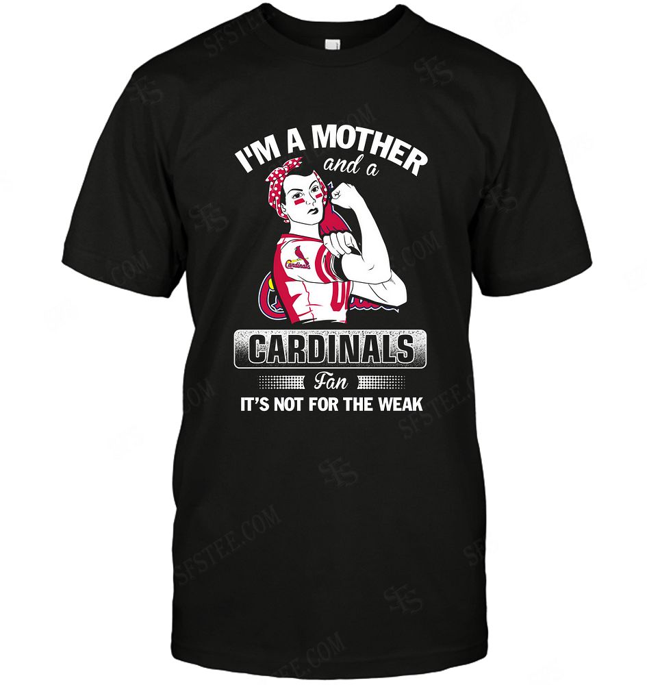 Mlb St Louis Cardinals Im A Mother And A Football Fan Tshirt Plus Size Up To 5xl