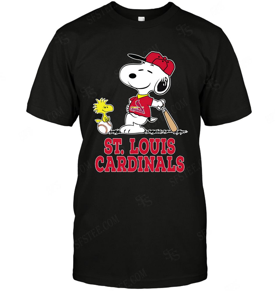 Mlb St Louis Cardinals Snoopy Dog Hoodie Plus Size Up To 5xl