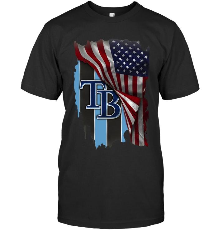 Mlb Tampa Bay Rays American Flag Fan Shirt Long Sleeve Size Up To 5xl