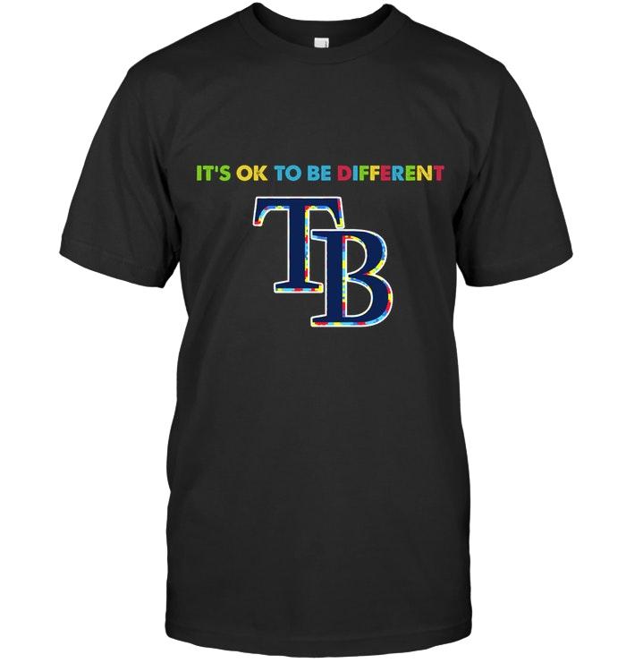 Mlb Tampa Bay Rays Autism Its Okie To Be Different T Shirt Size Up To 5xl