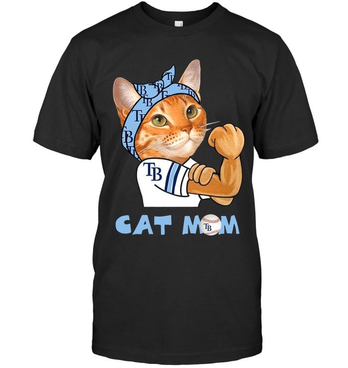 Mlb Tampa Bay Rays Cat Mom Strong Mom For Fan T Shirt Shirt Plus Size Up To 5xl