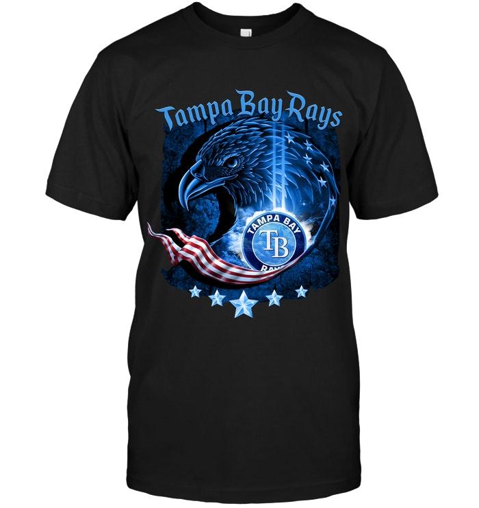 Mlb Tampa Bay Rays Eagle American Flag Shirt Size Up To 5xl