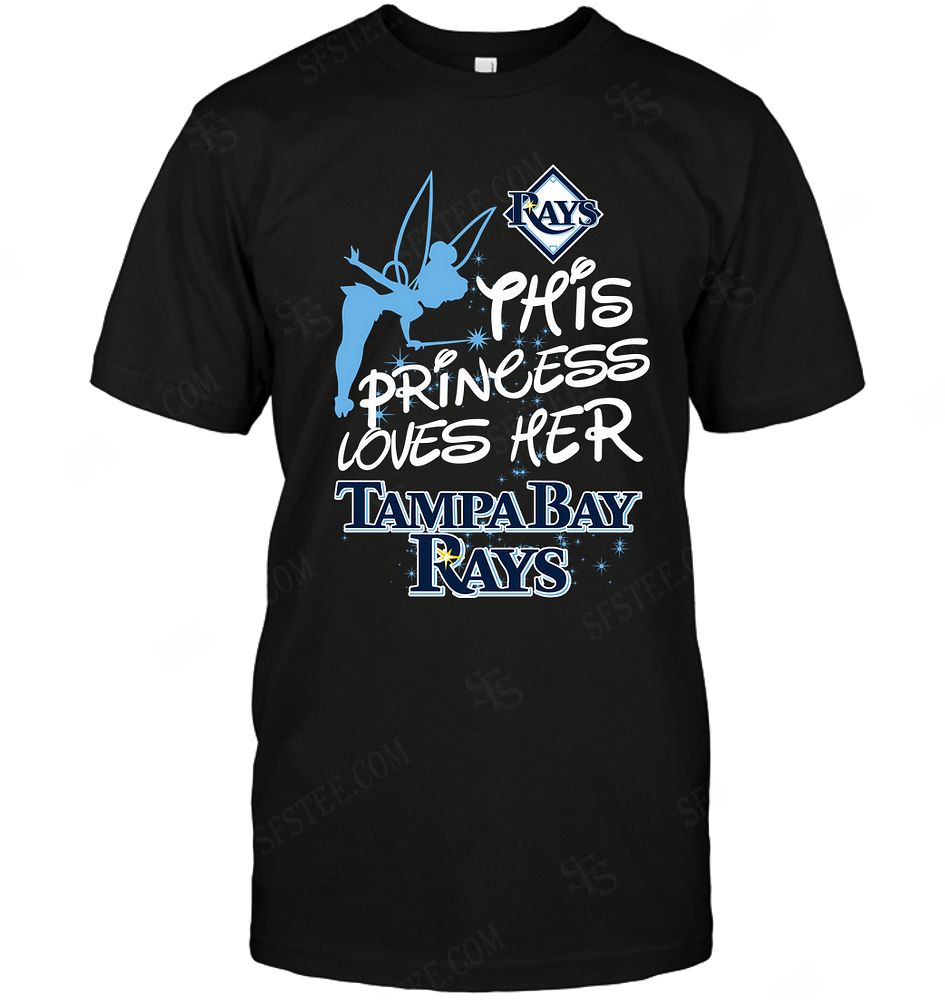 Mlb Tampa Bay Rays Fairy Disney This Princess Loves Her Team Size Up To 5xl