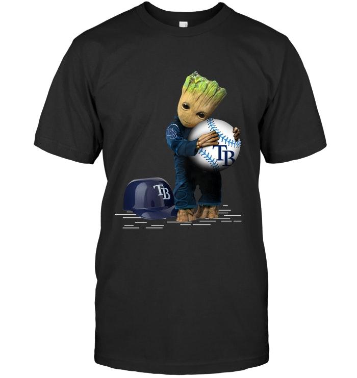 Mlb Tampa Bay Rays Groot Loves Tampa Bay Rays Fan Shirt Long Sleeve Size Up To 5xl