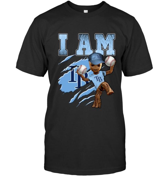 Mlb Tampa Bay Rays I Am Groot Loves Tampa Bay Rays Fan T Shirt Tshirt Plus Size Up To 5xl