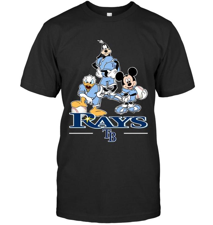 Mlb Tampa Bay Rays Mickey Donald Goofy Fan Shirt Sweater Plus Size Up To 5xl