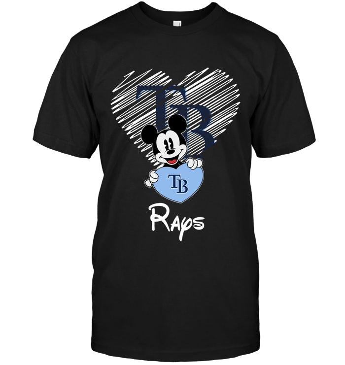 Mlb Tampa Bay Rays Mickey Loves Tampa Bay Rays Fan Shirt Sweater Plus Size Up To 5xl