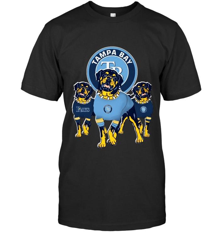 Mlb Tampa Bay Rays Rottweilers Fan Shirt Tshirt Plus Size Up To 5xl