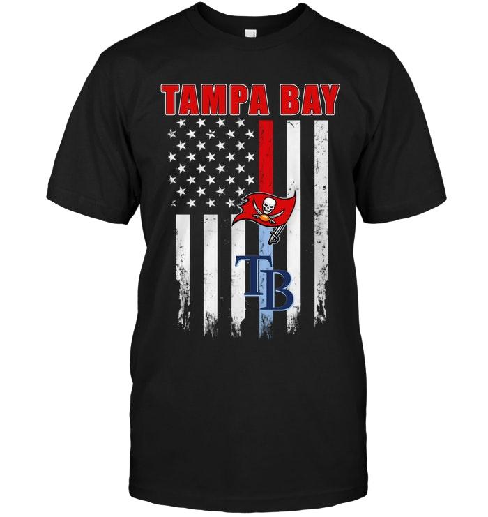 Mlb Tampa Bay Rays Tampa Bay Tampa Bay Buccaneers Tampa Bay Rays American Flag Shirt Long Sleeve Size Up To 5xl