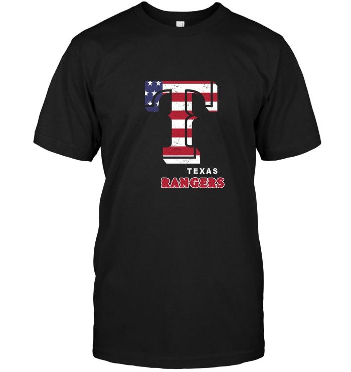 Mlb Texas Rangers 4th July Independence Day American Flag Shirt Size Up To 5xl