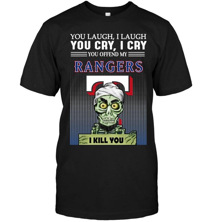 Mlb Texas Rangers Achmed Offend My Texas Rangers I Kill You Shirt Hoodie Plus Size Up To 5xl