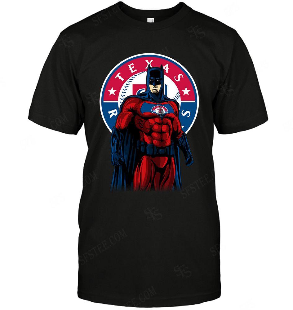 Mlb Texas Rangers Batman Dc Marvel Jersey Superhero Avenger Tshirt Plus Size Up To 5xl