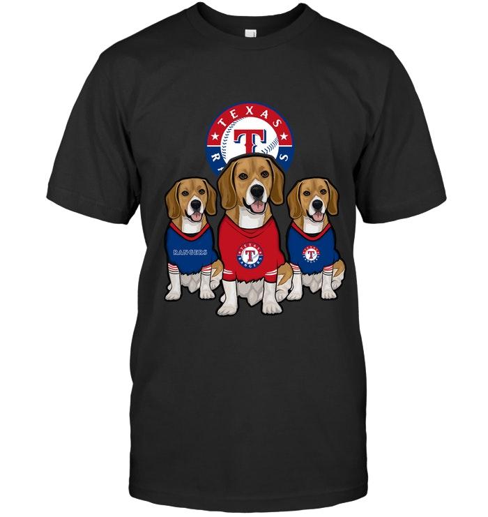 Mlb Texas Rangers Beagles Fan Shirt Tshirt Plus Size Up To 5xl