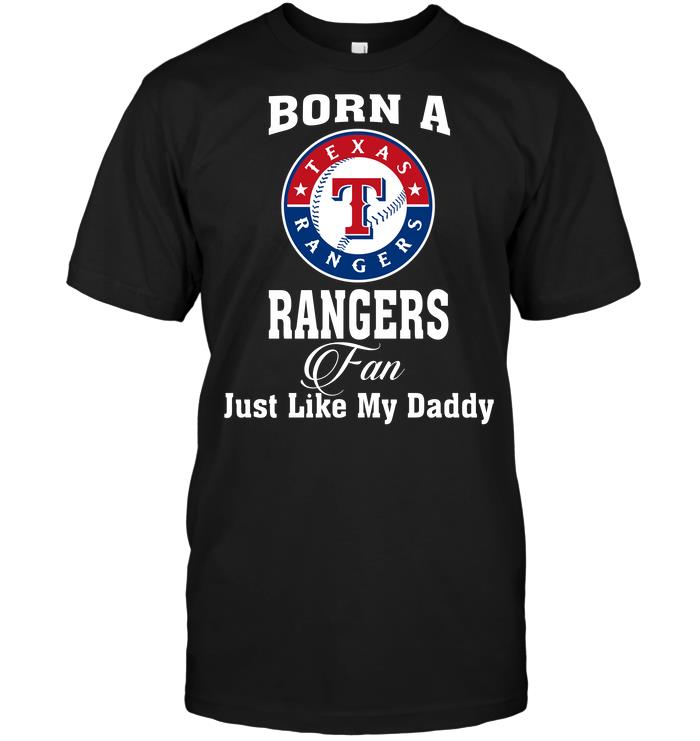 Mlb Texas Rangers Born A Rangers Fan Just Like My Daddy Tank Top Plus Size Up To 5xl