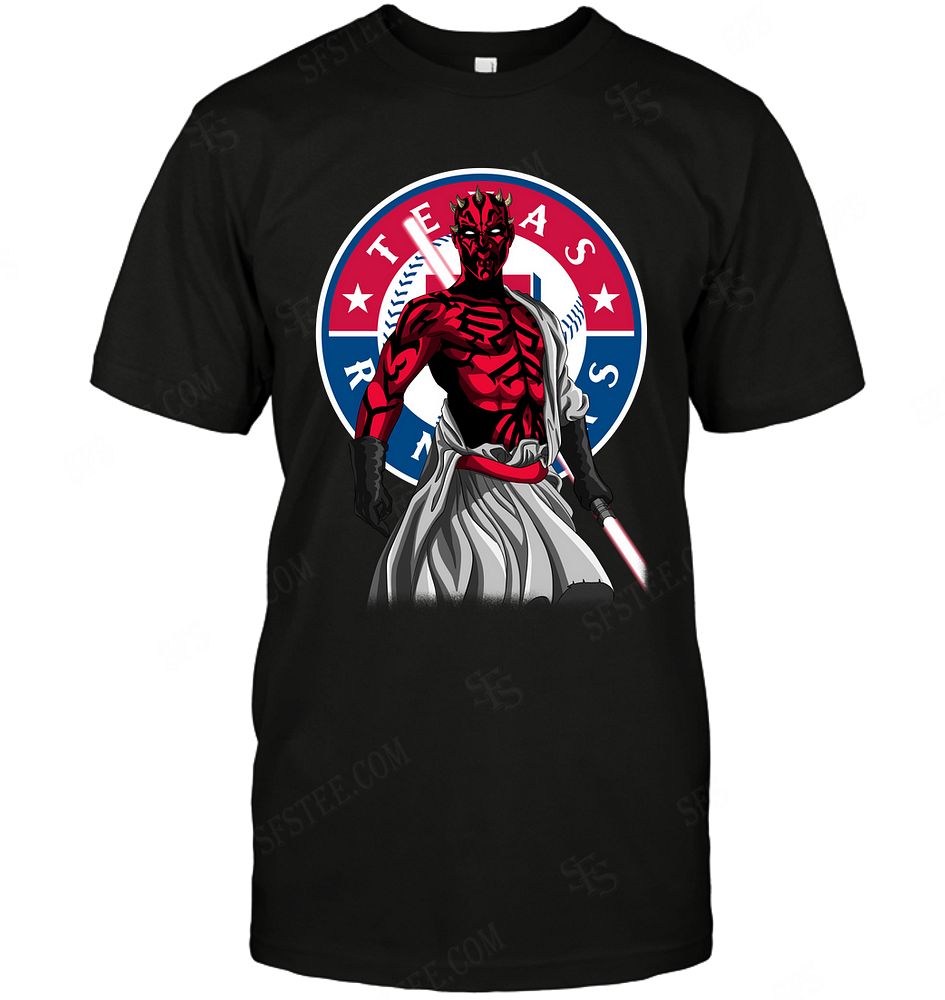 Mlb Texas Rangers Darth Maul Star Wars Shirt Size Up To 5xl