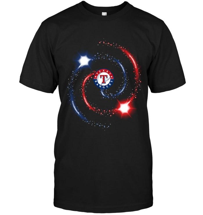 Mlb Texas Rangers Glittering Star Tornado Shirt Tshirt Plus Size Up To 5xl