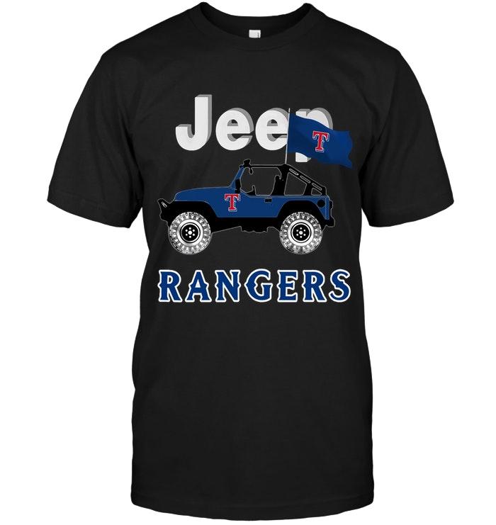 Mlb Texas Rangers Jeep Texas Rangers Fan Shirt Long Sleeve Size Up To 5xl