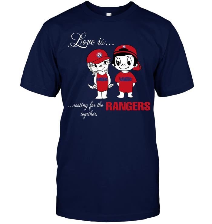 Mlb Texas Rangers Love Is Rooting For The Rangers Together Hoodie Plus Size Up To 5xl