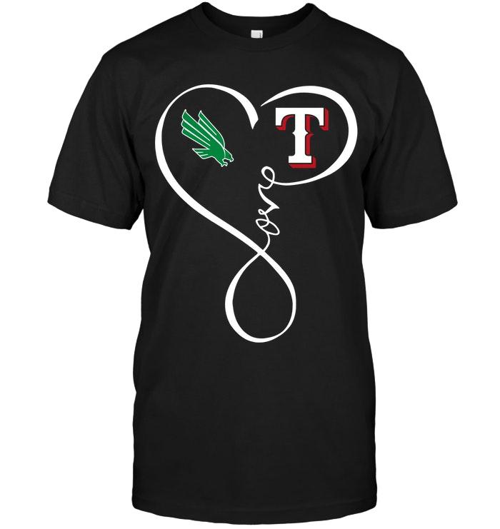 Mlb Texas Rangers North Texas Mean Green Texas Rangers Love Heart Shirt Tank Top Size Up To 5xl