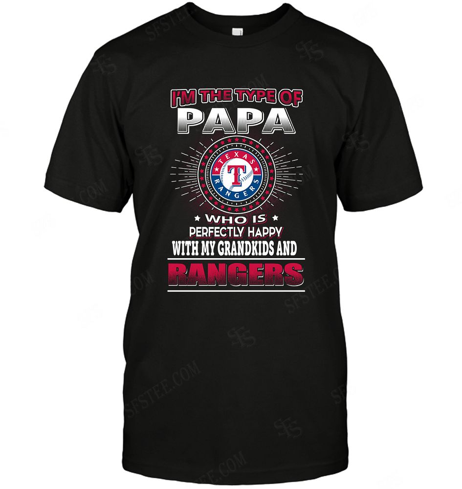 Mlb Texas Rangers Papa Loves Grandkids Long Sleeve Size Up To 5xl