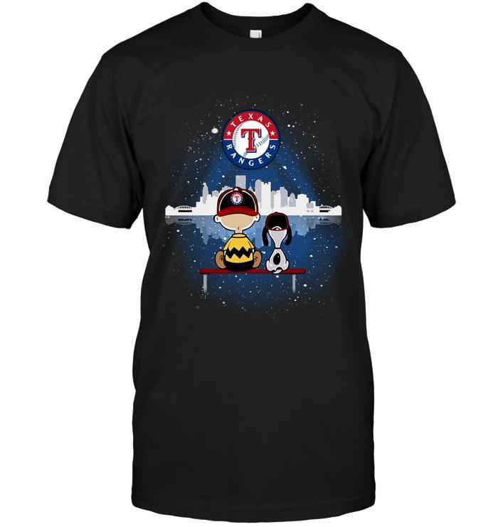 Mlb Texas Rangers Snoopy Watch Texas Rangers City Star Light Shirt Hoodie Plus Size Up To 5xl