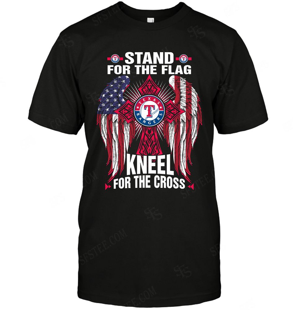 Mlb Texas Rangers Stand For The Flag Knee For The Cross Tank Top Size Up To 5xl