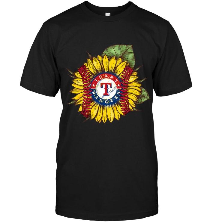 Mlb Texas Rangers Sunflower Texas Rangers Fan Shirt Sweater Plus Size Up To 5xl