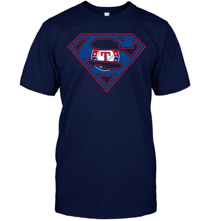 Mlb Texas Rangers Superman Texas Rangers Size Up To 5xl