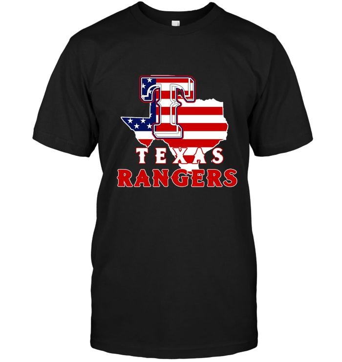 Mlb Texas Rangers Texas 4th July Independence Day American Flag Shirt Tank Top Plus Size Up To 5xl