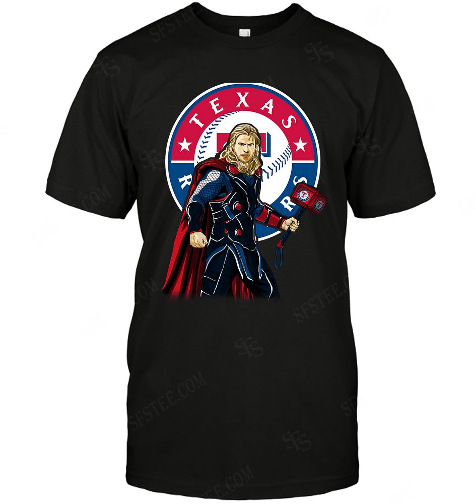 Mlb Texas Rangers Thor Dc Marvel Jersey Superhero Avenger Shirt Plus Size Up To 5xl