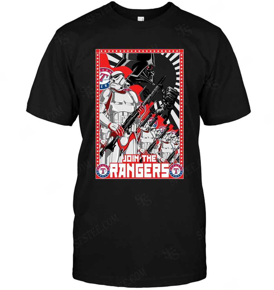 Mlb Texas Rangers Trooper Army Star Wars Size Up To 5xl