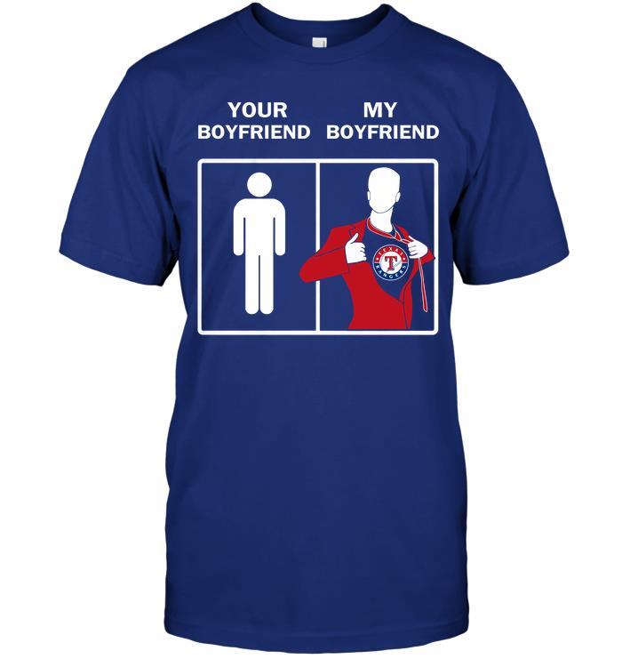 Mlb Texas Rangers Your Boyfriend My Boyfriend Tank Top Plus Size Up To 5xl