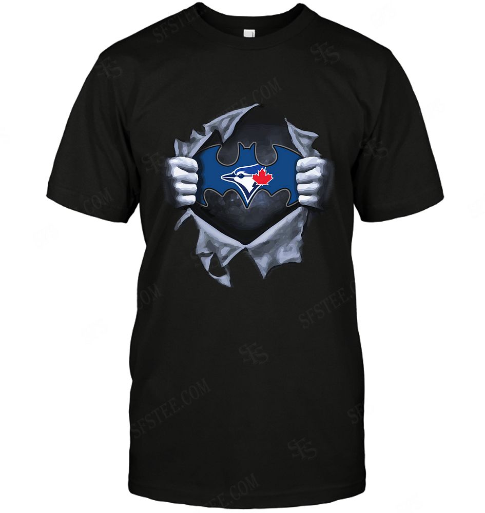 Mlb Toronto Blue Jays Batman Logo Dc Marvel Jersey Superhero Avenger Tank Top Size Up To 5xl