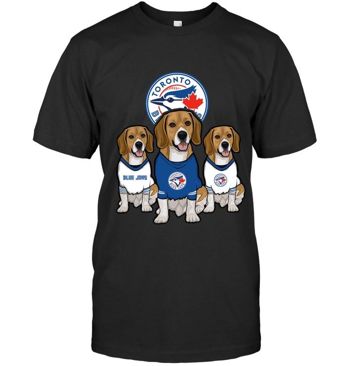 Mlb Toronto Blue Jays Beagles Fan Shirt Long Sleeve Plus Size Up To 5xl