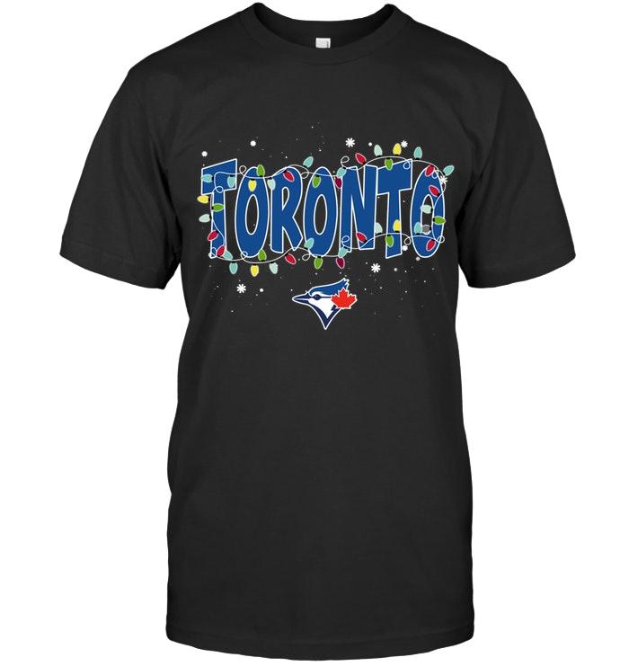 Mlb Toronto Blue Jays Christmas Fairy Lights T Shirt Tshirt Plus Size Up To 5xl