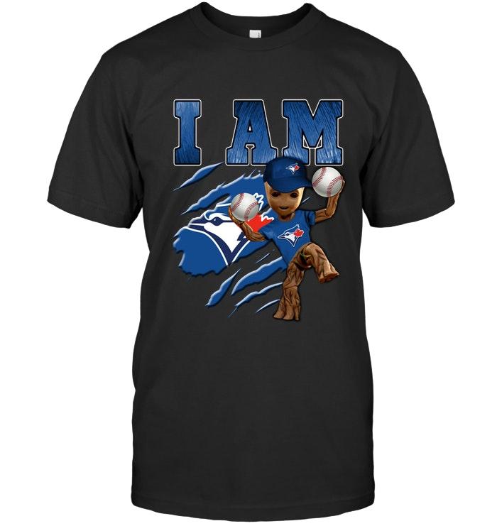 Mlb Toronto Blue Jays I Am Groot Loves Toronto Blue Jays Fan T Shirt Sweater Plus Size Up To 5xl