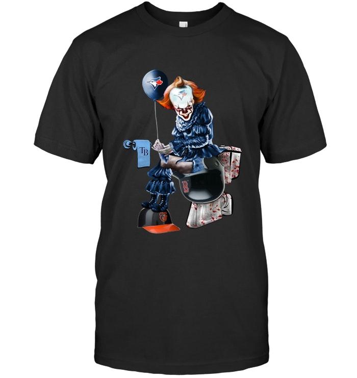 Mlb Toronto Blue Jays It Toronto Blue Jays In Toilet Halloween Shirt Tshirt Plus Size Up To 5xl