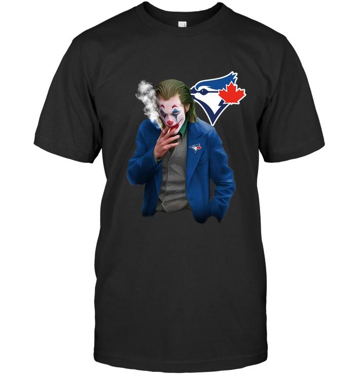 Mlb Toronto Blue Jays Joker Joaquin Phoenix Smoking T Shirt Hoodie Plus Size Up To 5xl